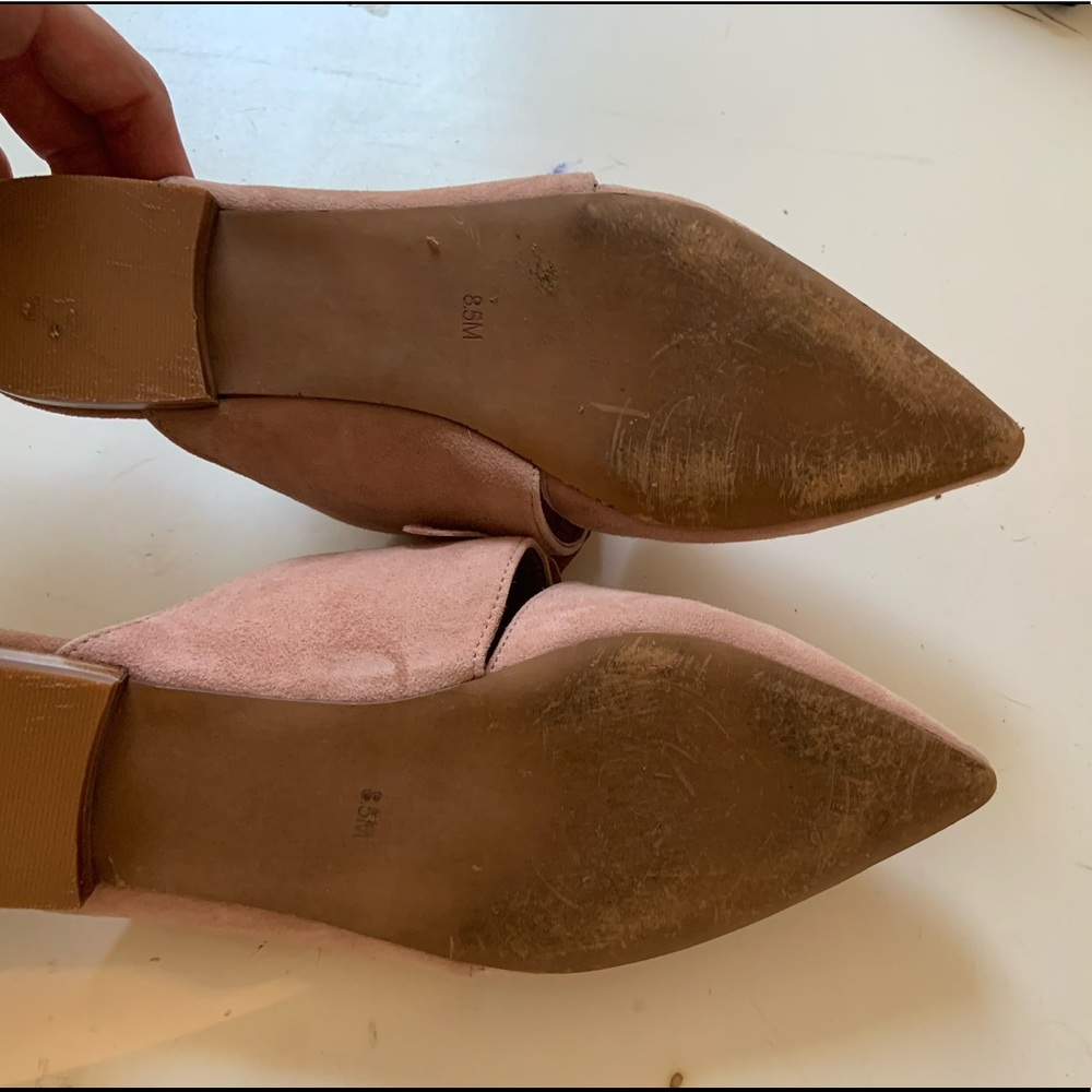 Jeffrey Campbell Charlie Blush Suede Mule - Picture 2 of 2